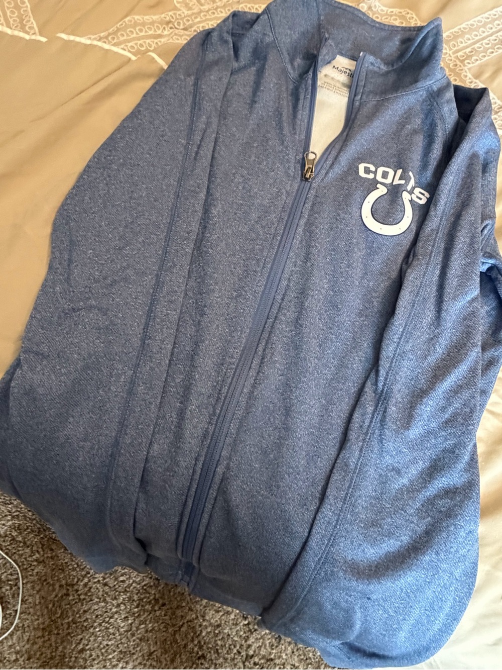 Women's Colts Blue Full-Zip Jacket